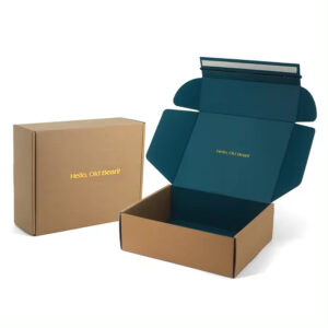 Zipper Tear Strip Shipping Box