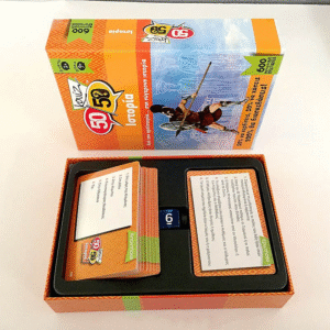 Print Adult Playing Flash Card Game With Box
