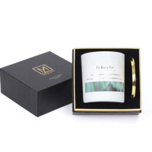 candle packaging box with insert