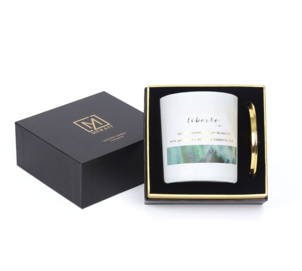 candle packaging box with insert