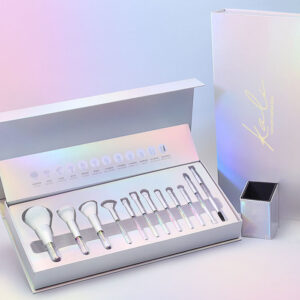 makeup brush set with box package